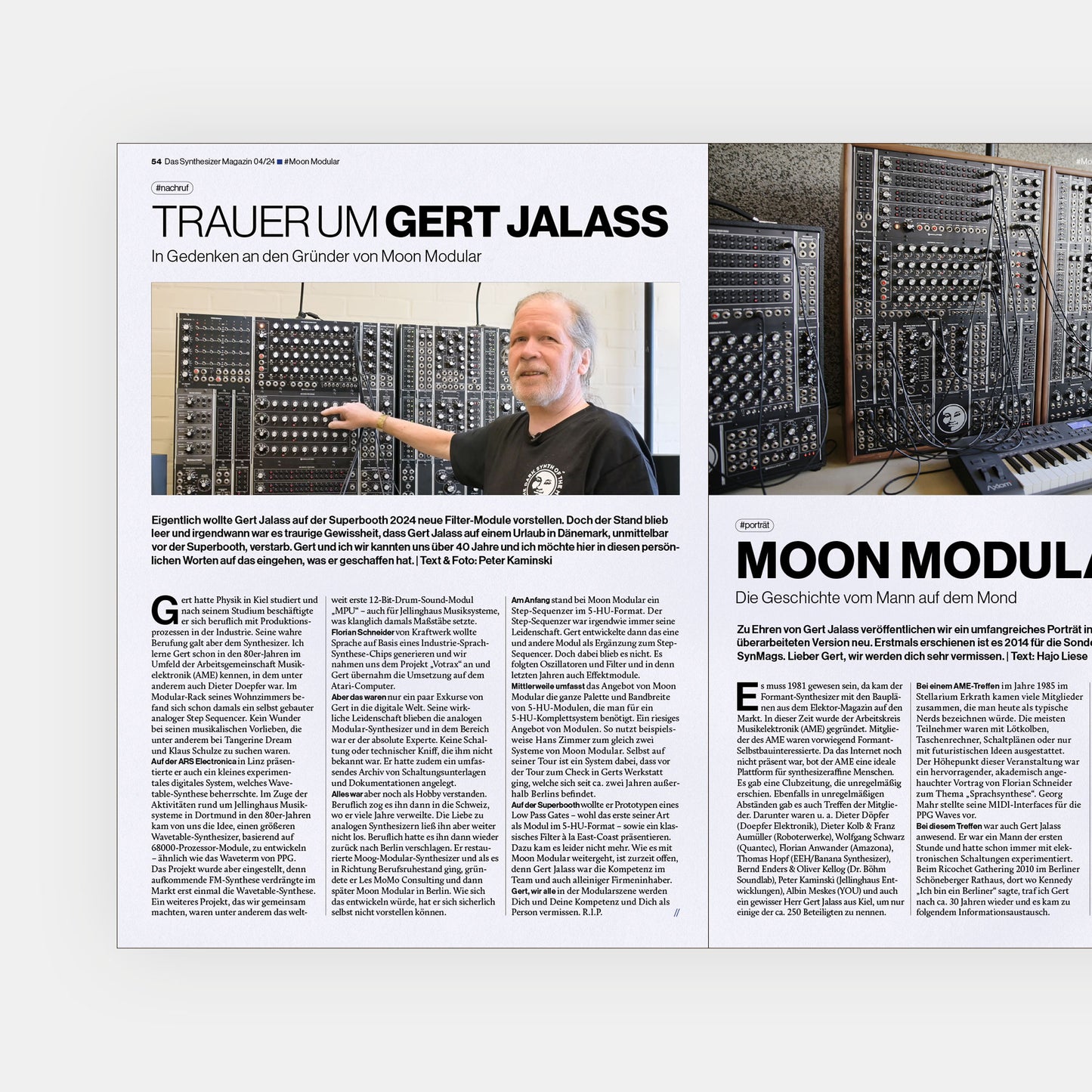 Synthesizer Magazin | Ausgabe 104 | August 2024 | Printausgabe