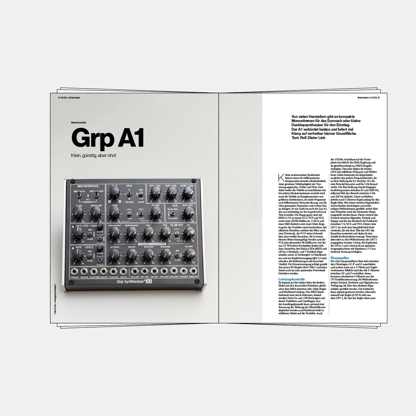 Synthesizer Magazin | Ausgabe 98 | August 2023 | ePaper