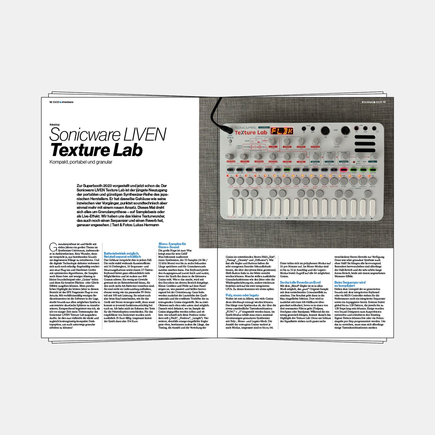 Synthesizer Magazin | Ausgabe 98 | August 2023 | Printausgabe