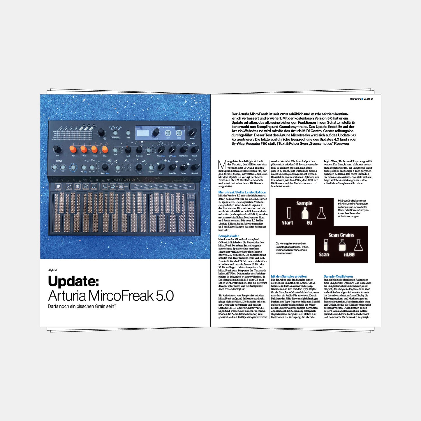 Synthesizer Magazin | Ausgabe 98 | August 2023 | Printausgabe