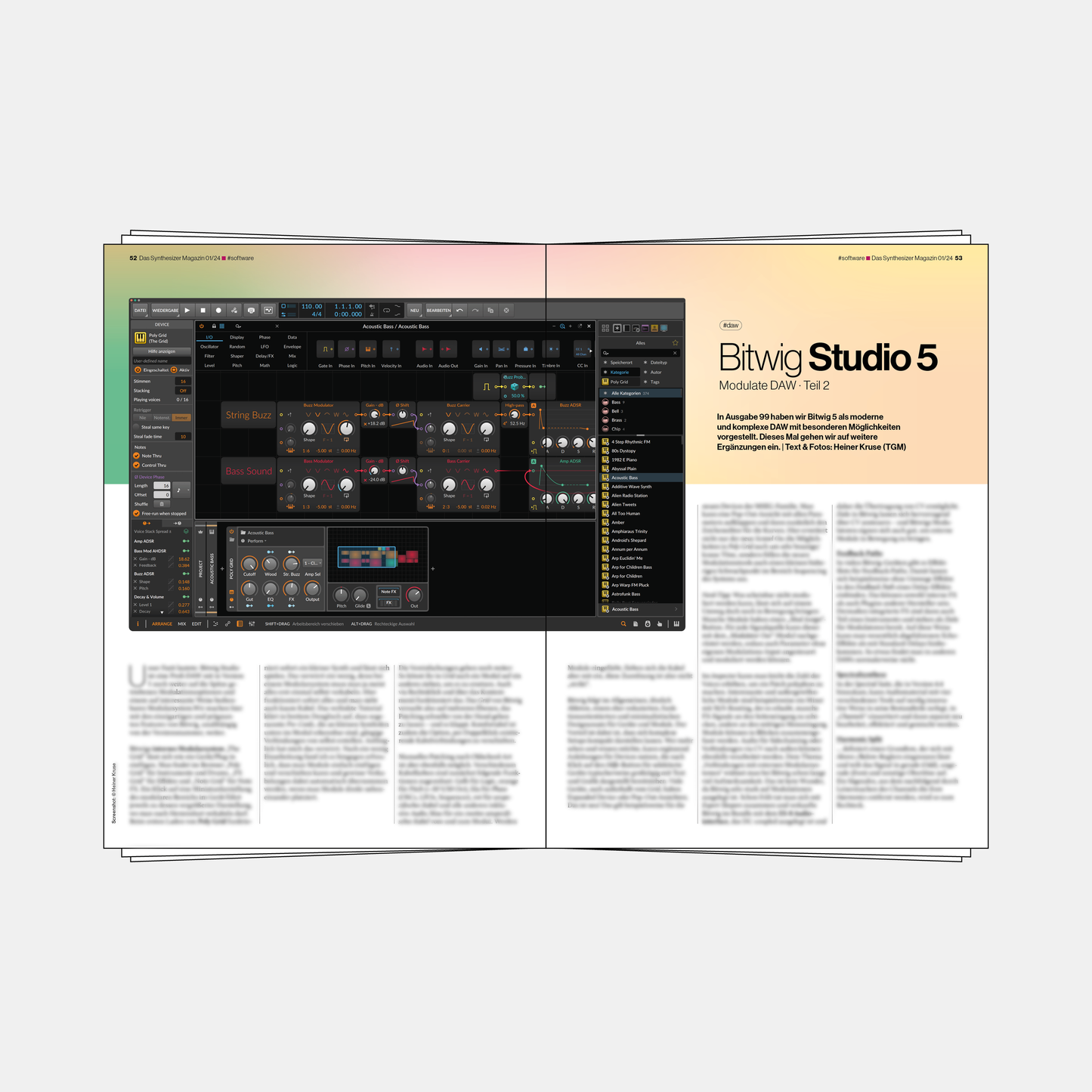 Synthesizer Magazin | Ausgabe 101 | Februar 2024 | Printausgabe