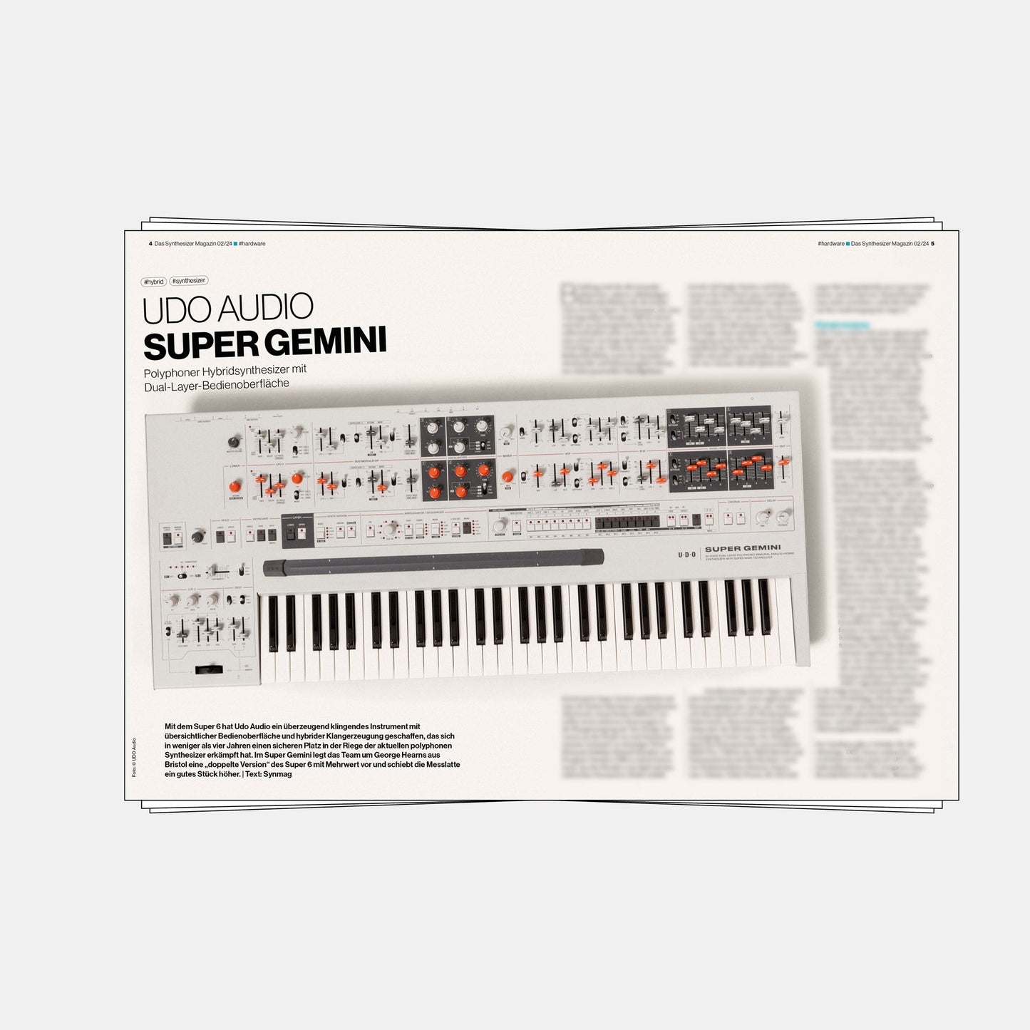 Synthesizer Magazin | Ausgabe 102 | April 2024 | Printausgabe