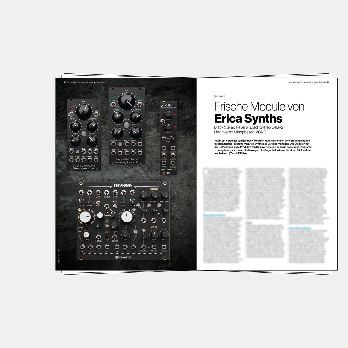 Synthesizer Magazin | Ausgabe 102 | April 2024 | ePaper