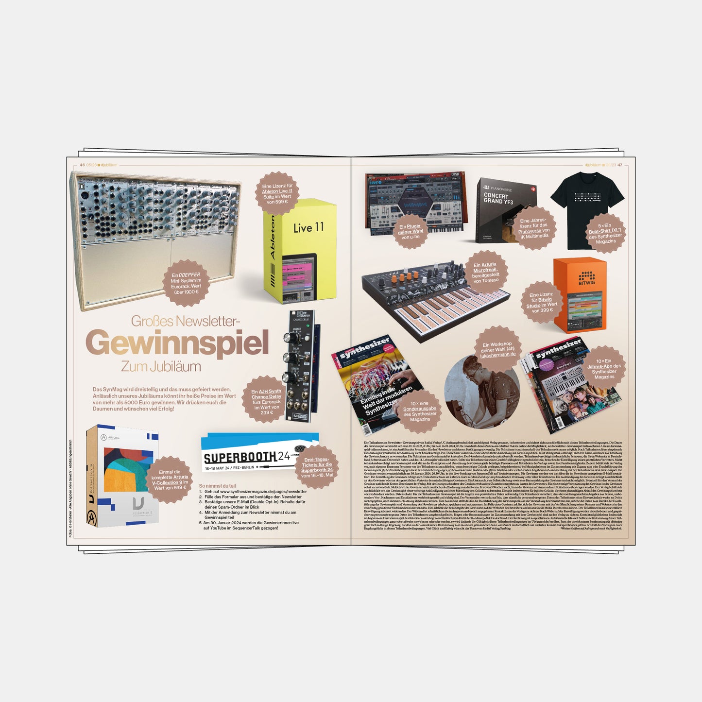 Synthesizer Magazin | Ausgabe 100 | Dezember 2023 | Printausgabe