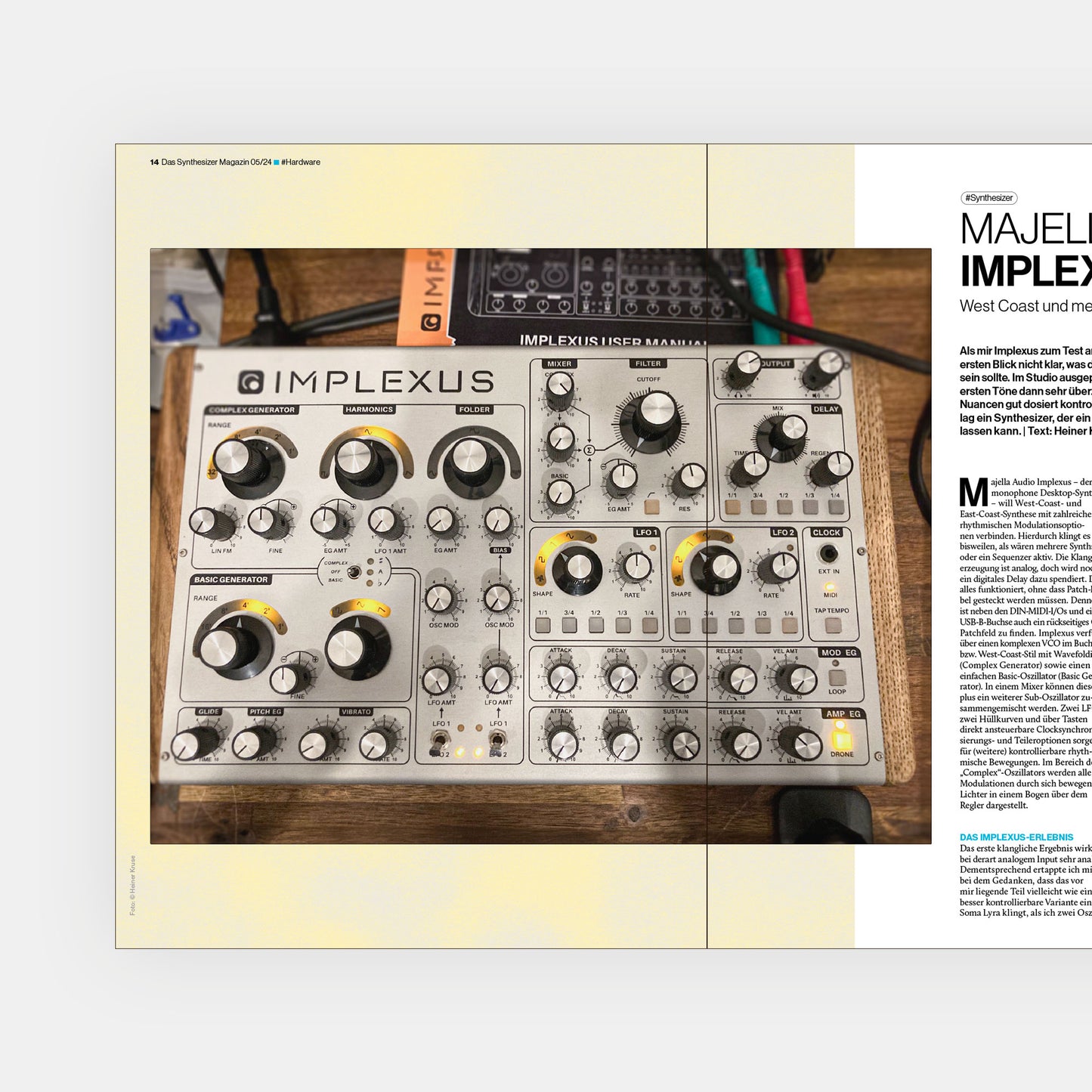 Synthesizer Magazin | Ausgabe 105 | Oktober 2024 | Printausgabe