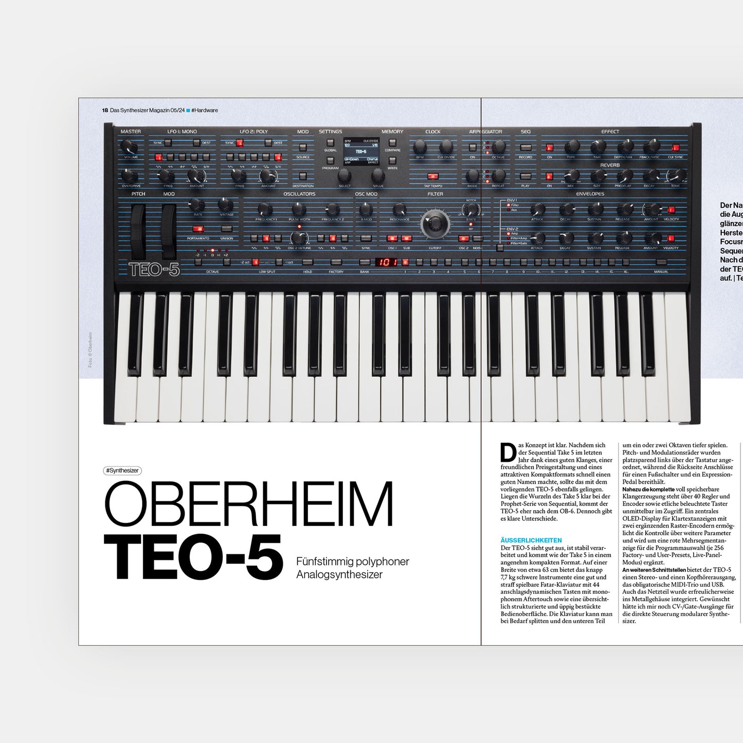 Synthesizer Magazin | Ausgabe 105 | Oktober 2024 | ePaper