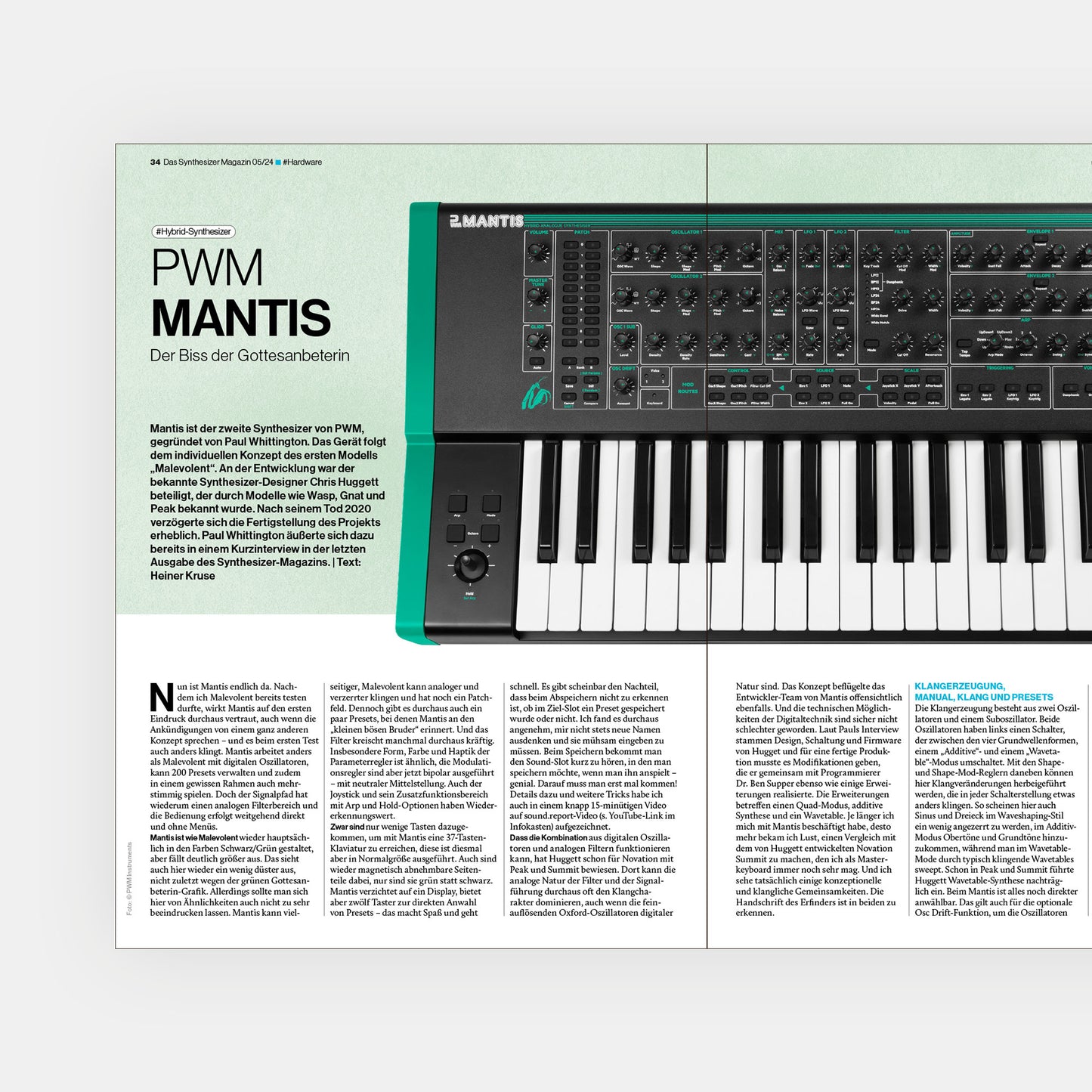 Synthesizer Magazin | Ausgabe 105 | Oktober 2024 | ePaper