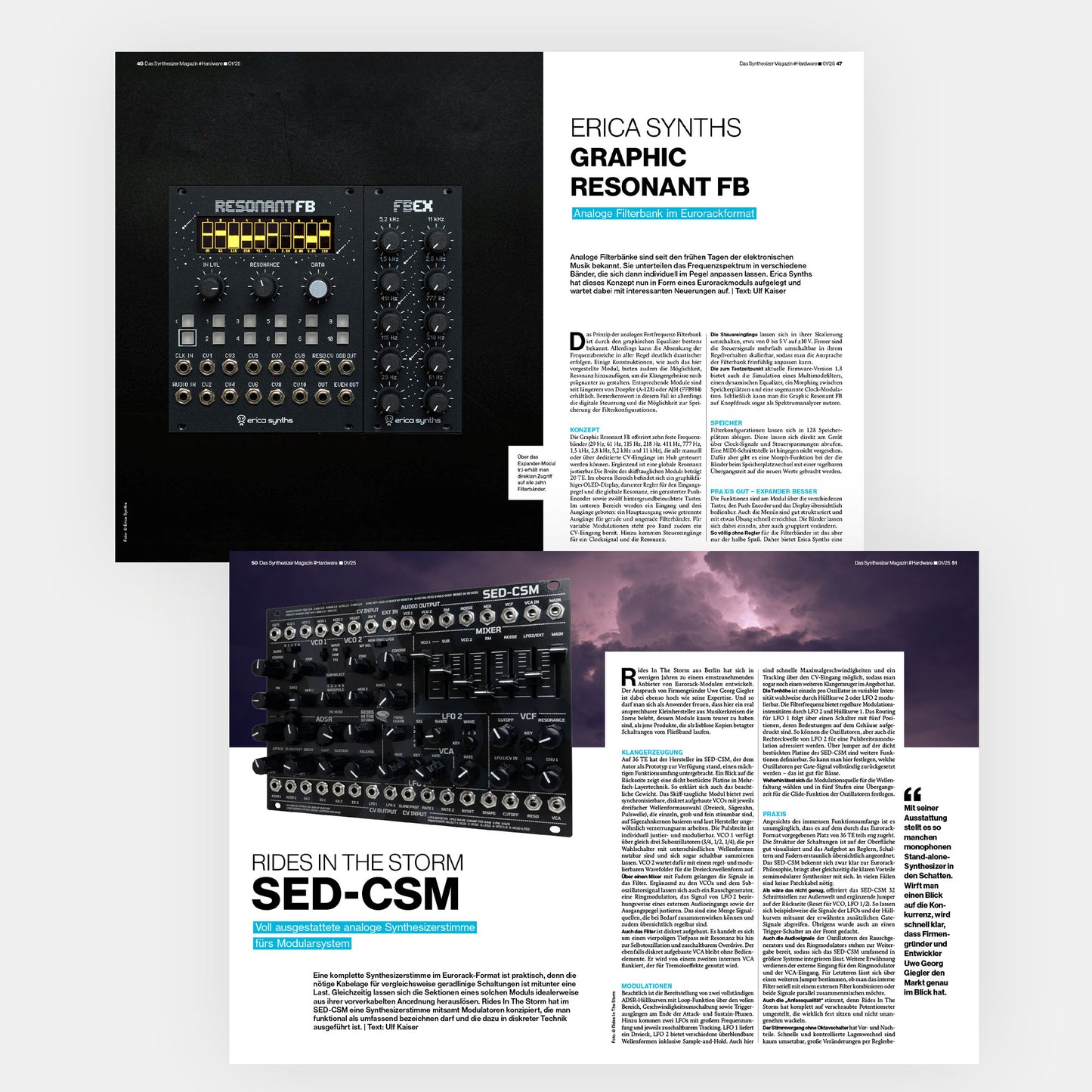 Synthesizer Magazin | Ausgabe 107 | Februar 2025