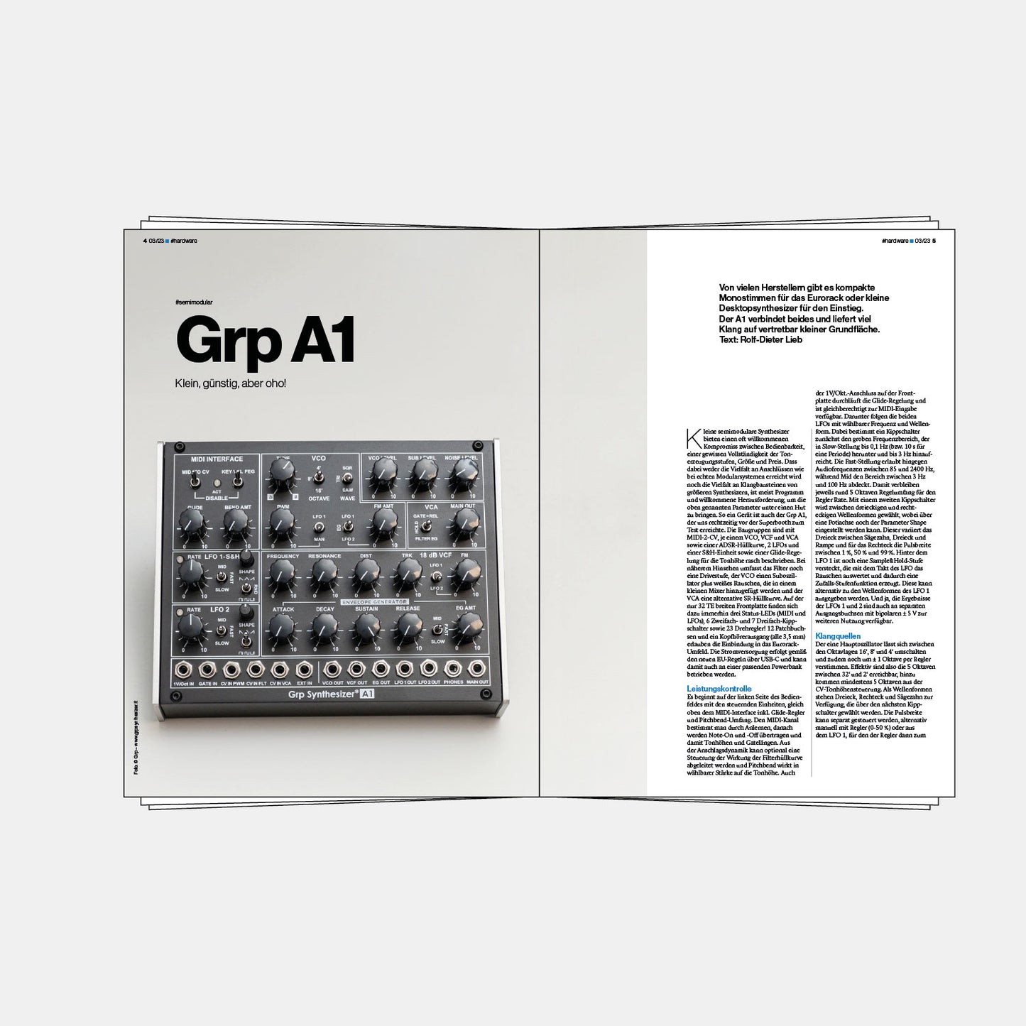 Synthesizer Magazin | Ausgabe 98 | August 2023 | Printausgabe
