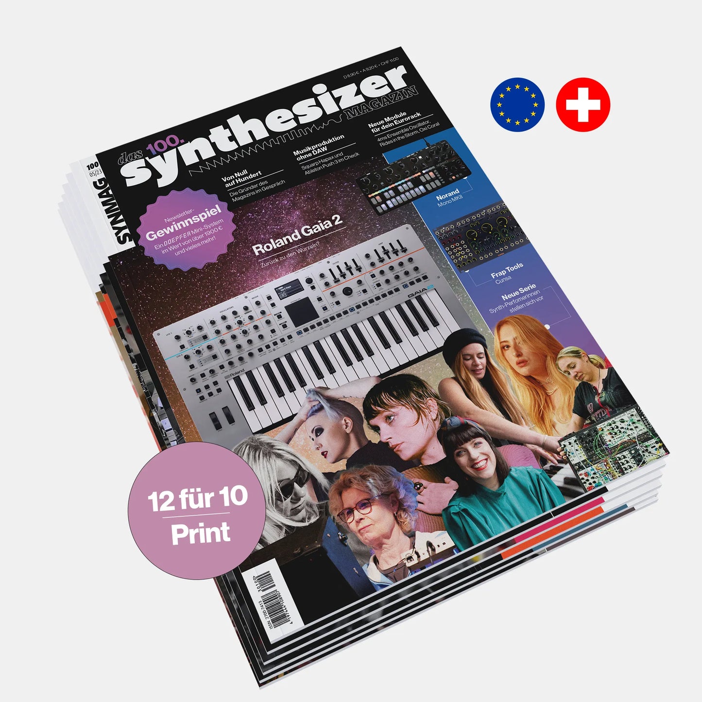 Das Synthesizer Magazin | Internationales Abonnement für 2 Jahre | EU & Schweiz