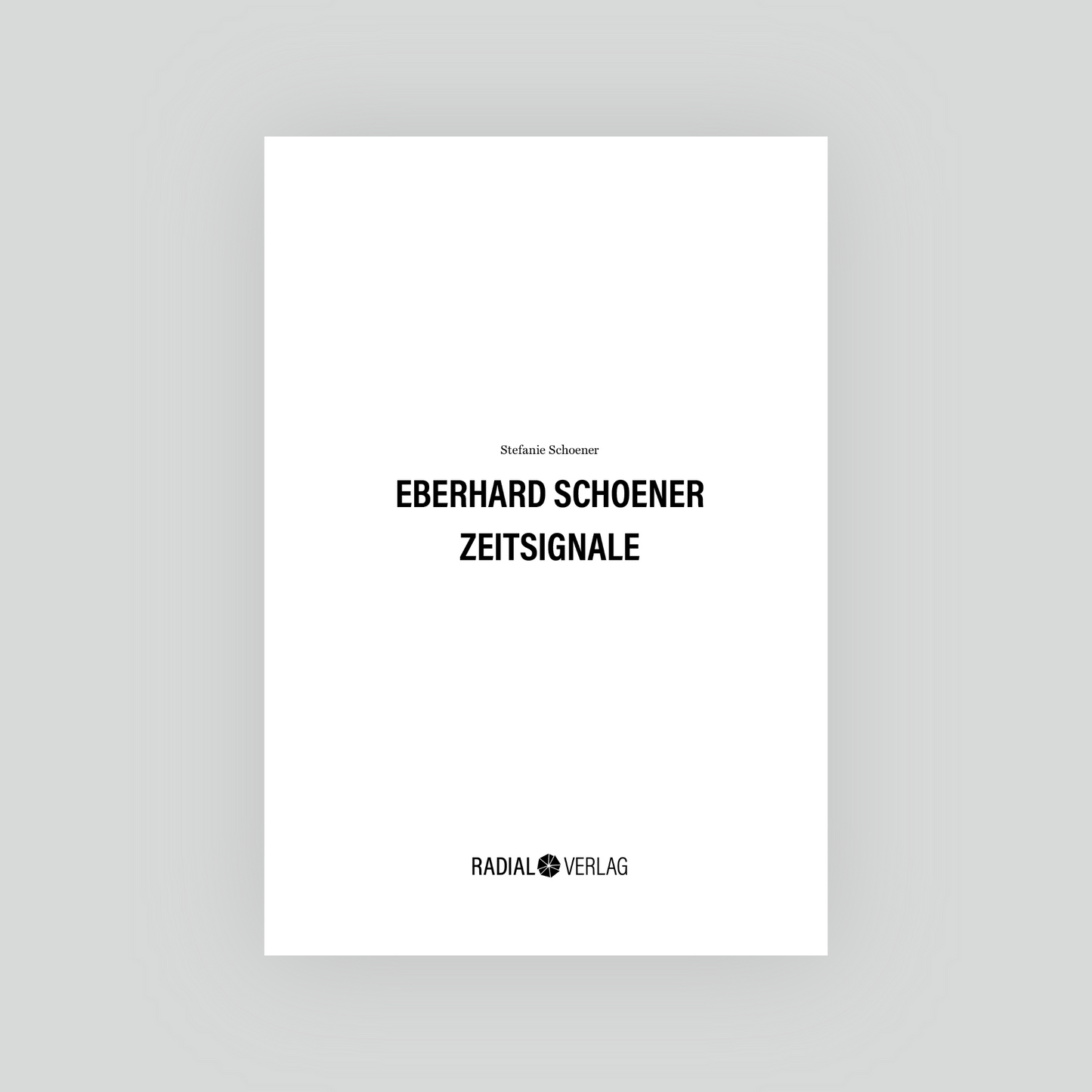 S. Schoener: Eberhard Schoener: Zeitsignale