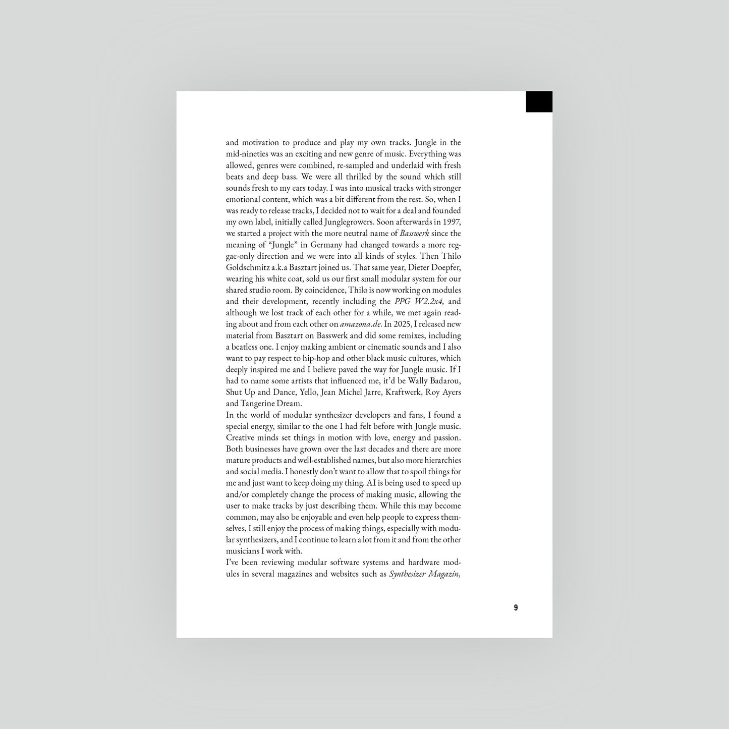 H. Kruse | Modular Synthesizers (EN)