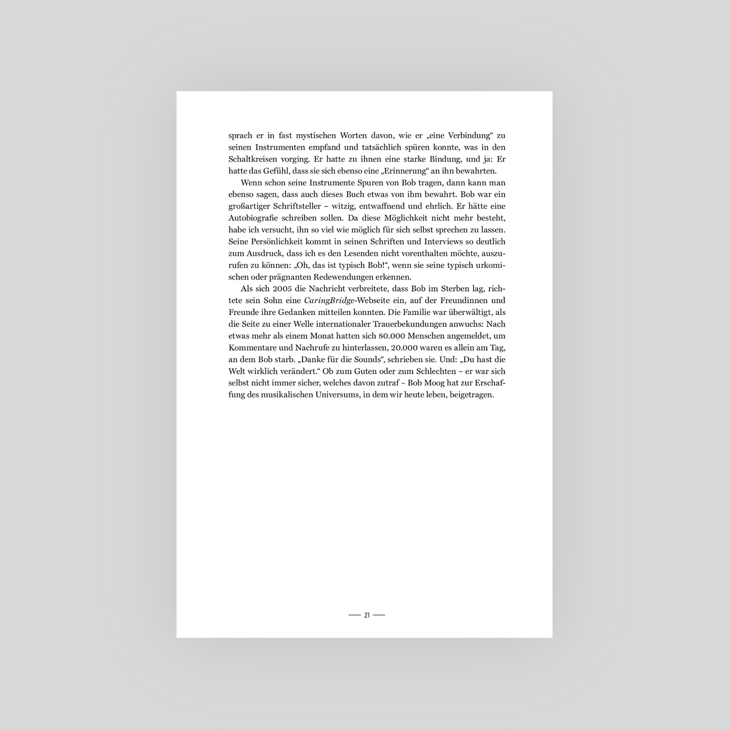 A. Glinsky: Switched On: Bob Moog und die Synthesizer-Revolution