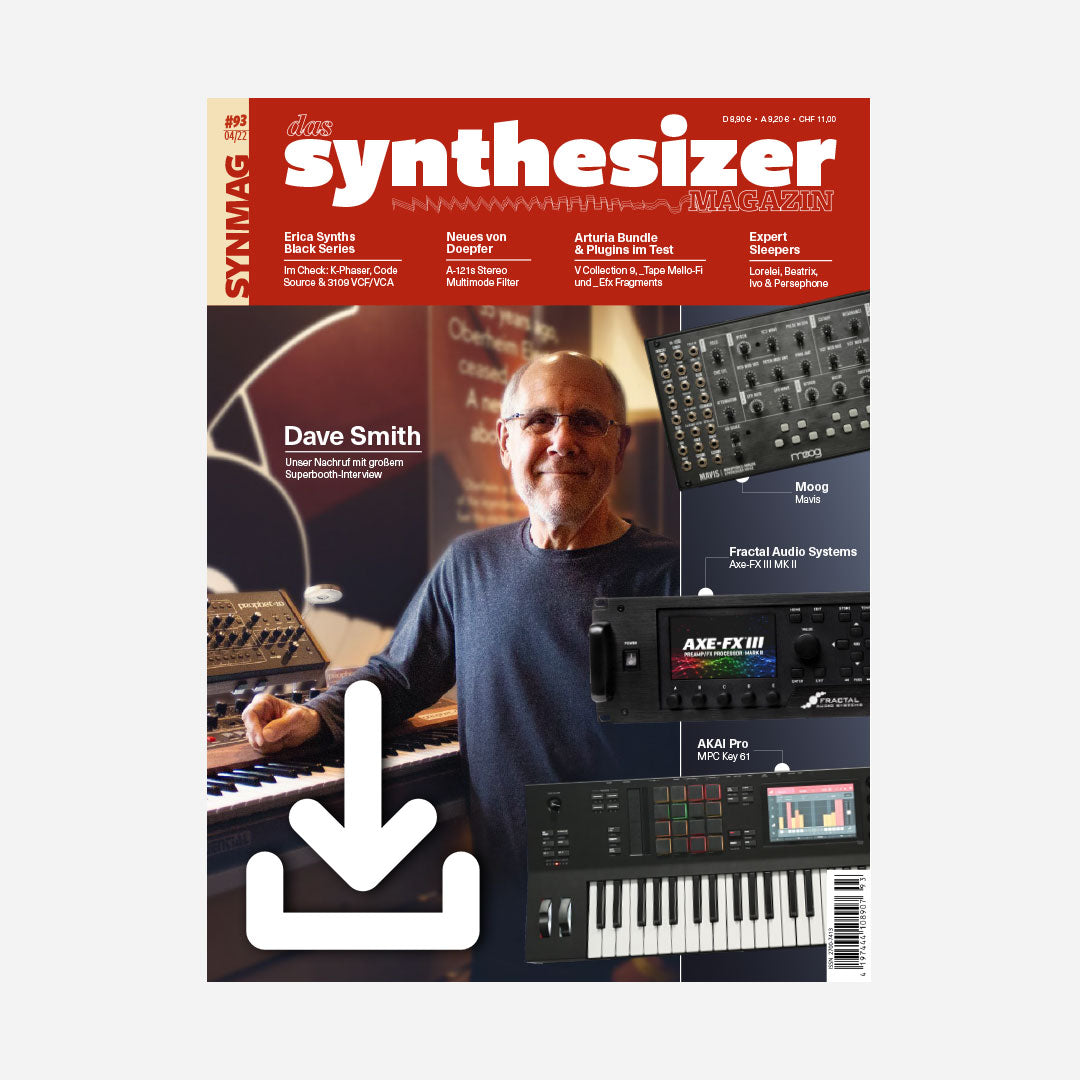 Synthesizer Magazin | Ausgabe 93 | Ausgust 2022 | ePaper
